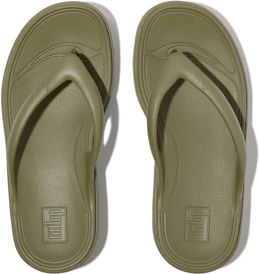FitFlop Damen Flip Flops Relieff Recovery Toe-Post Sandals HF4 Camo-Green - Foto 2