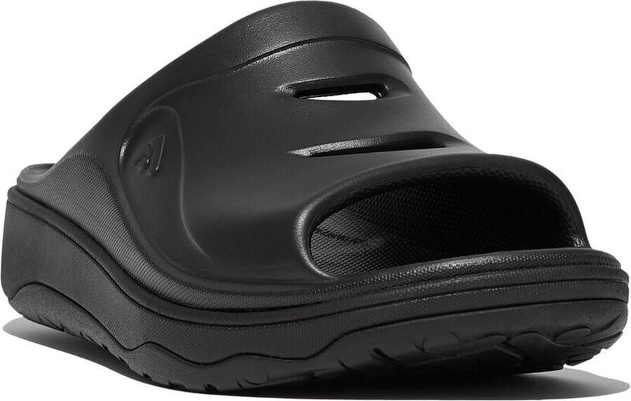 FitFlop Relieff Slide Tonal Rubber ZWART - Foto 2