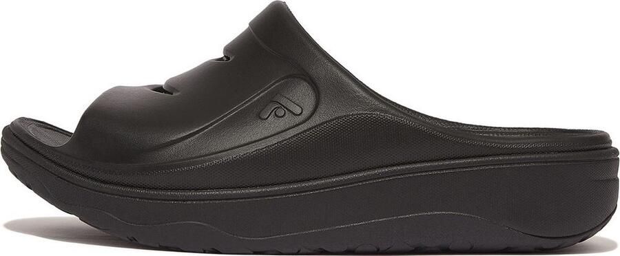 FitFlop Relieff Slide Tonal Rubber ZWART