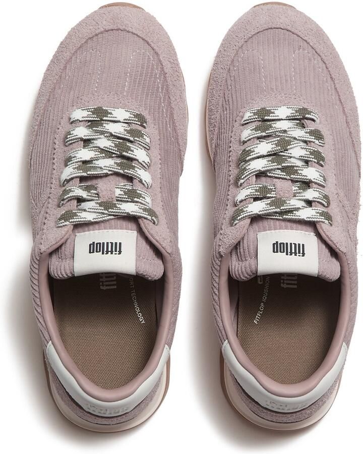 FitFlop Retro-Q FF Cord Trainers ROZE