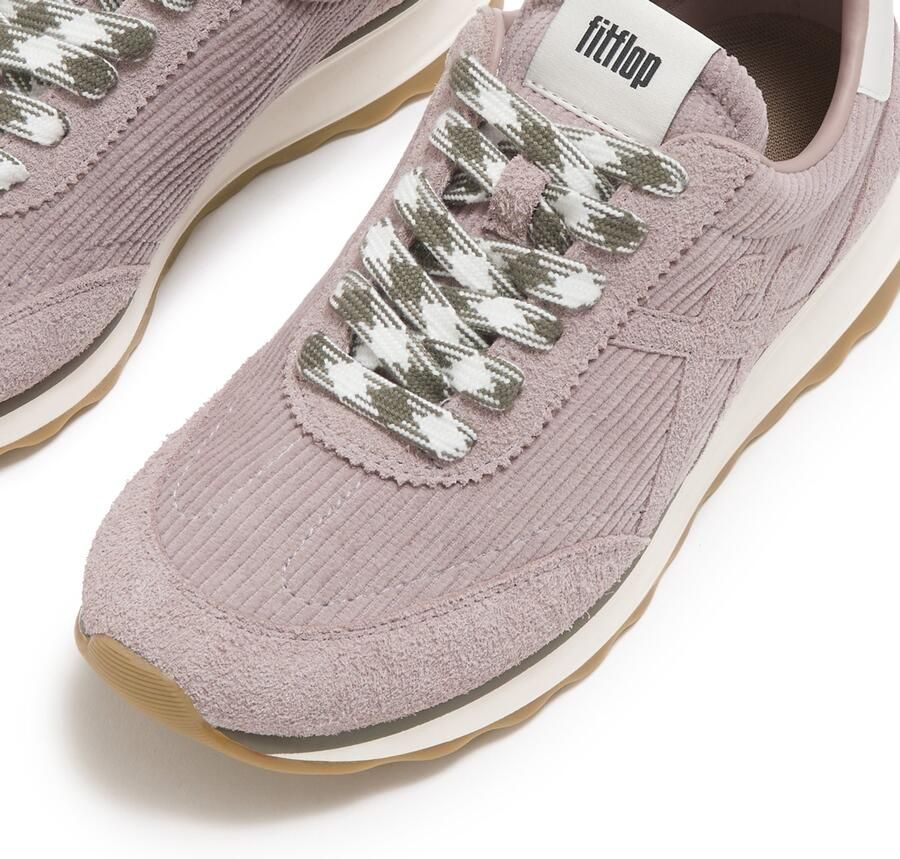 FitFlop Retro-Q FF Cord Trainers ROZE