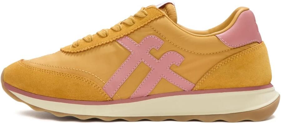 FitFlop Retro-Q FF Fabri Suede Sneakers ROZE