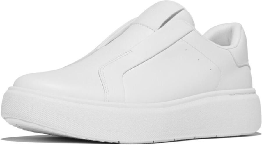 FitFlop Rtg Leather Laceless Sneakers WIT - Foto 2