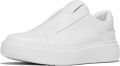 FitFlop Rtg Leather Laceless Sneakers WIT - Wit