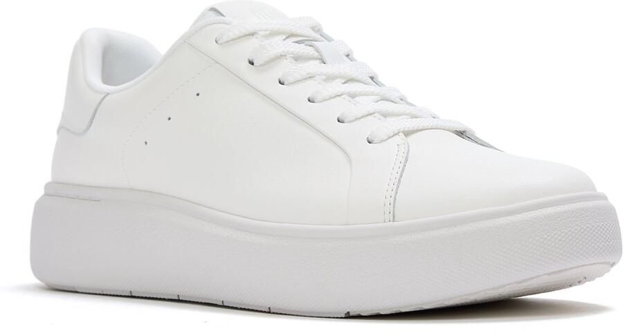 FitFlop RTG leren vetersneakers WIT