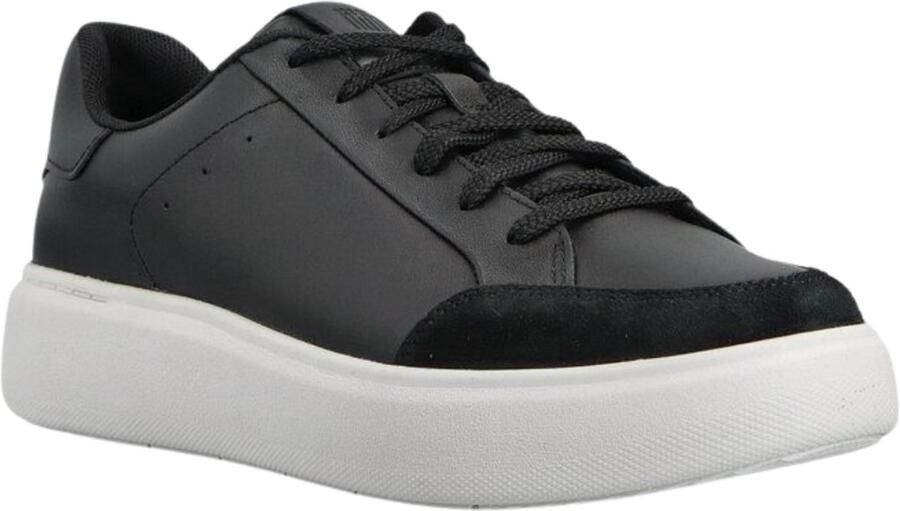 FitFlop RTG leren vetersneakers ZWART