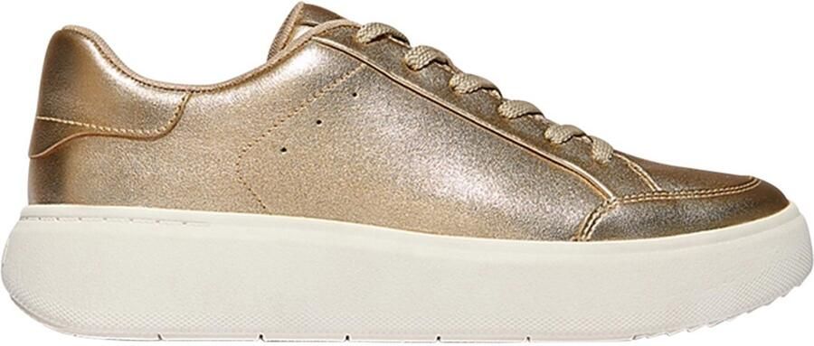 FitFlop Rtg Metalli Leather Sneakers Dames Sneakers Metallic Beige