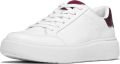 FitFlop Rtg Sequin-Backtab Leather Sneakers WIT - Wit