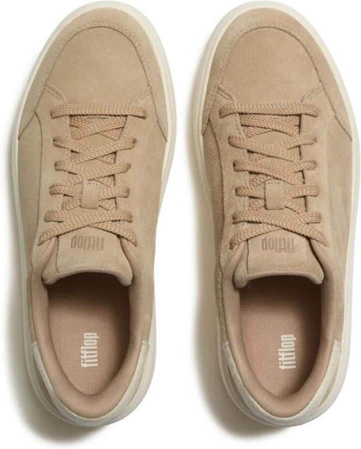 FitFlop RTG Suede Snake Lace Up Sneakers HAZELNOOT - Foto 2
