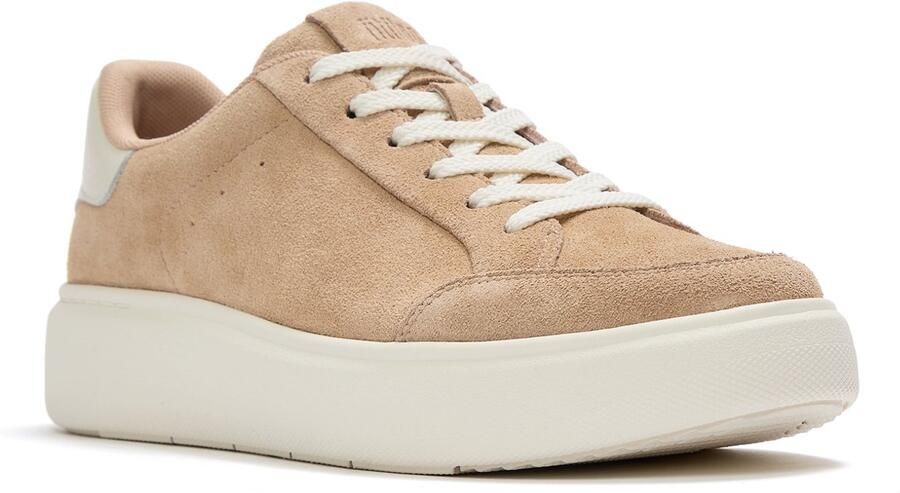 FitFlop RTG Suede Snake Lace Up Sneakers HAZELNOOT