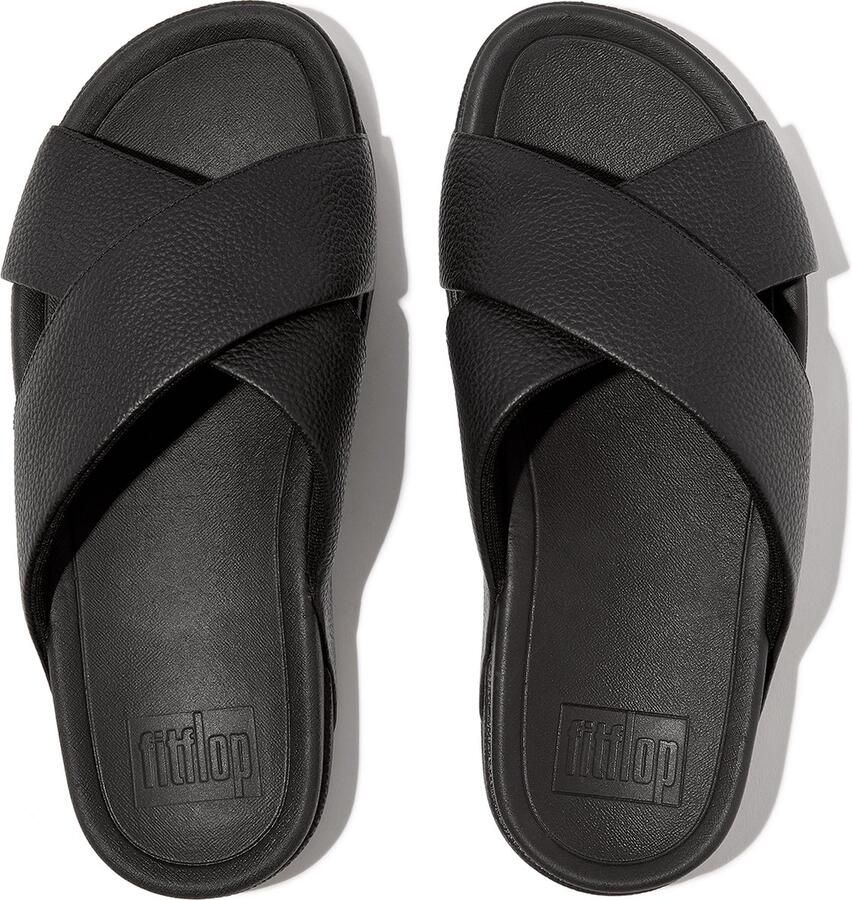 FitFlop Sandalen Surfer voor heren van getrommeld leer kruisslippers HA6 - Foto 2