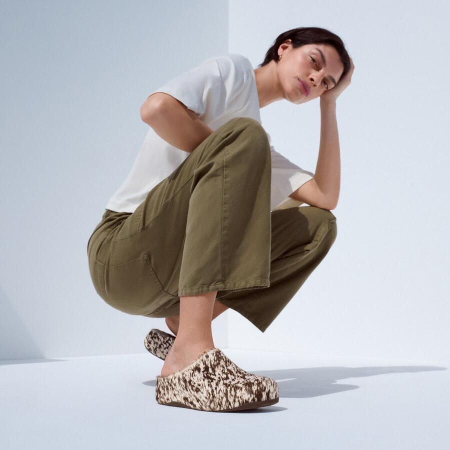 FitFlop Shuv Pony Mules BRUIN