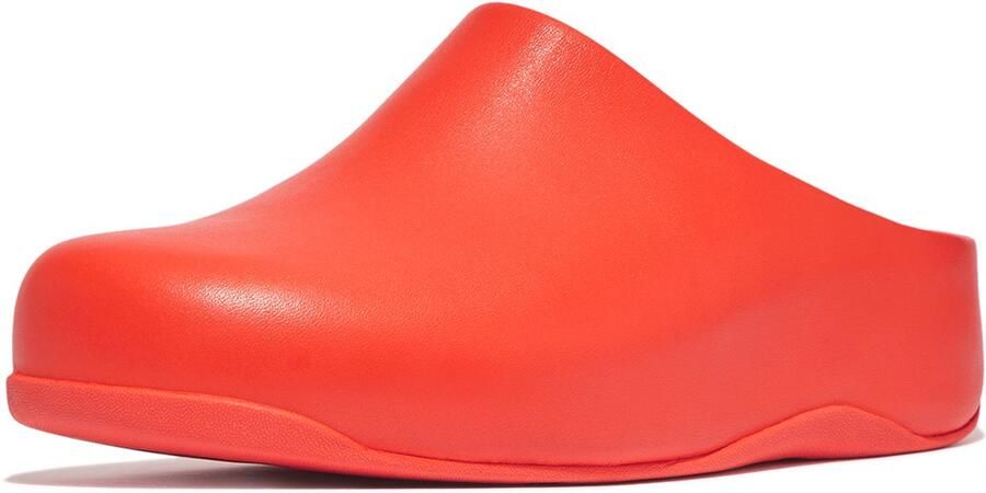 FitFlop Shuv X Roksanda Leather Clogs ROOD