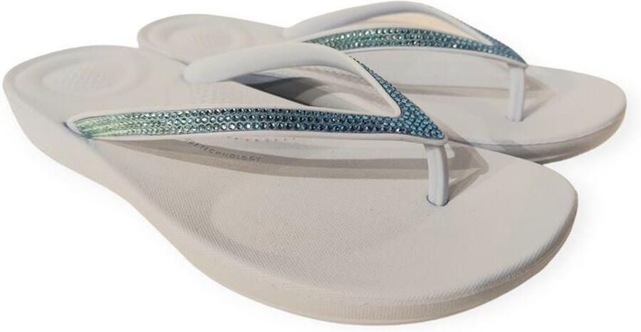 FitFlop Slipper Iqushion Sparkle Skywash Blue