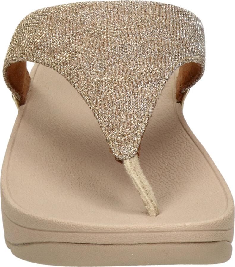 FitFlop Lulu Geo Glitz Toepost Slippers voor Vrouwen Goud - Foto 2