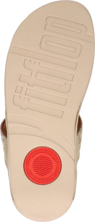 FitFlop Lulu Geo Glitz Toepost Slippers voor Vrouwen Goud - Foto 16
