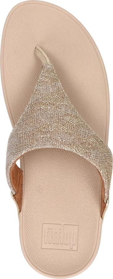 FitFlop Lulu Geo Glitz Toepost Slippers voor Vrouwen Goud - Foto 19