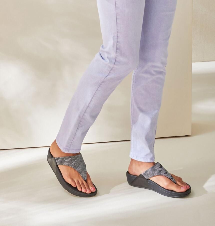 FitFlop ™ Slippers Teenslippers Dames ET8 Zwart - Foto 2