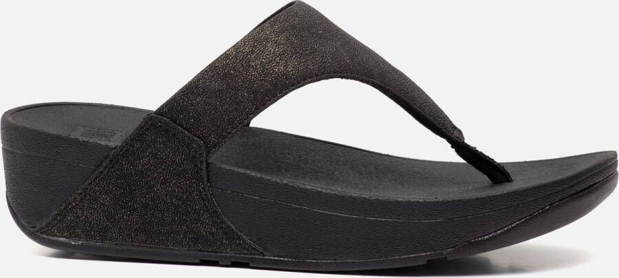 Fit Flop lulu toe post sparkle EU9 090 all black Zwart - Foto 2