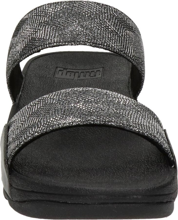 FitFlop Lulu Glitter Splash Slide dames slipper Zwart - Foto 5