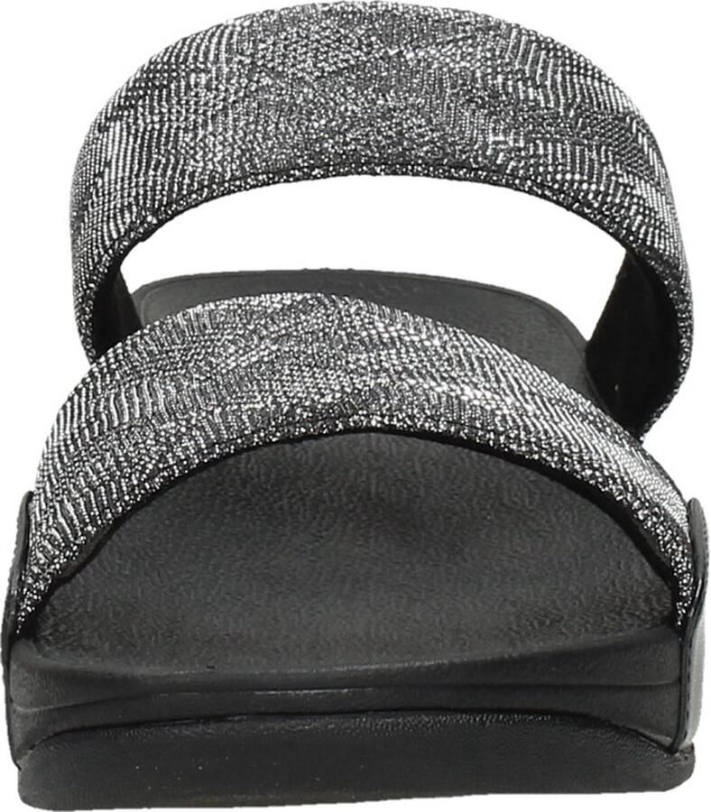 FitFlop Lulu Glitter Splash Slide dames slipper Zwart - Foto 2
