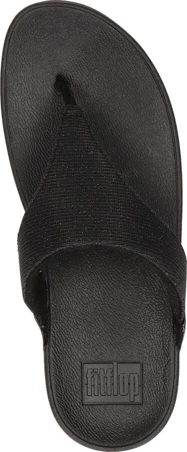 Fitflop Teenslippers LULU SHIMMERLUX TOE-POST SANDALS sleehak zomerschoen slippers in glanzende look - Foto 5
