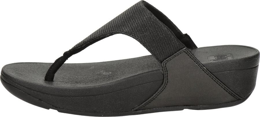 Fitflop Teenslippers LULU SHIMMERLUX TOE-POST SANDALS sleehak zomerschoen slippers in glanzende look - Foto 9