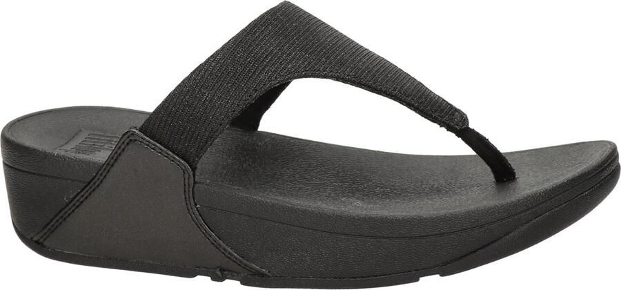 Fitflop Teenslippers LULU SHIMMERLUX TOE-POST SANDALS sleehak zomerschoen slippers in glanzende look
