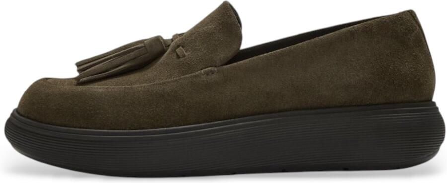 FitFlop Iq Comff Tassel Suede Loafers Groen Vrouw
