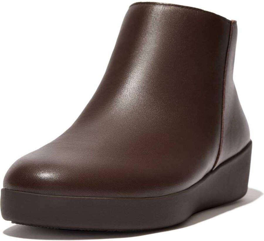 FitFlop ™ Sumi Ankle Boot Leather Chocolate Brown