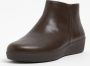 FitFlop ™ Sumi Ankle Boot Leather Chocolate Brown - Thumbnail 1