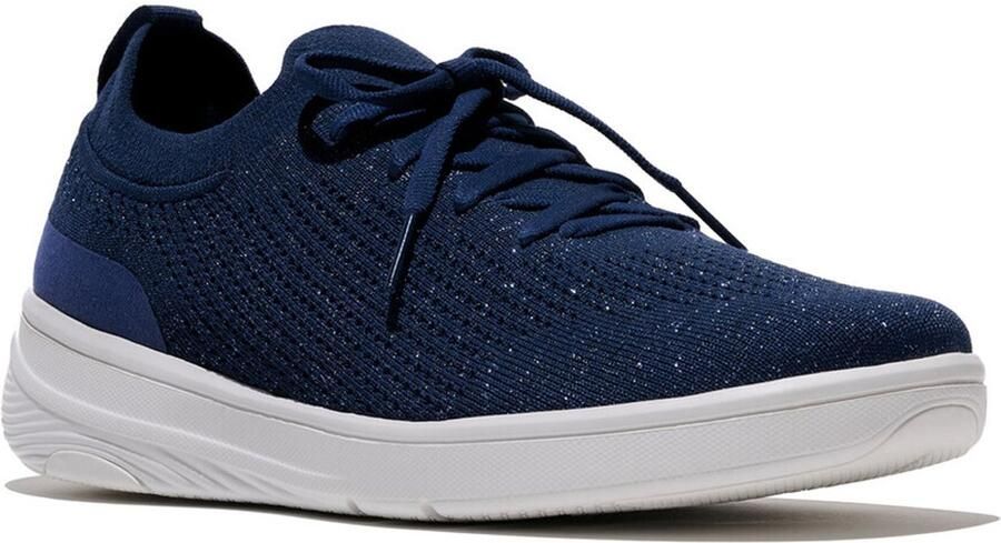 FitFlop Super-Q Knit Slip-On Laced Sneakers