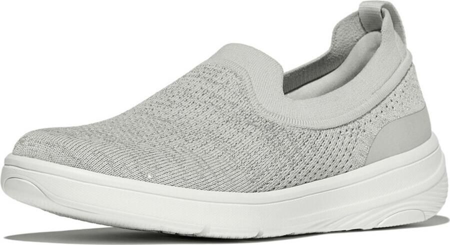 FitFlop Super-Q Knit Slip-Ons ZILVER