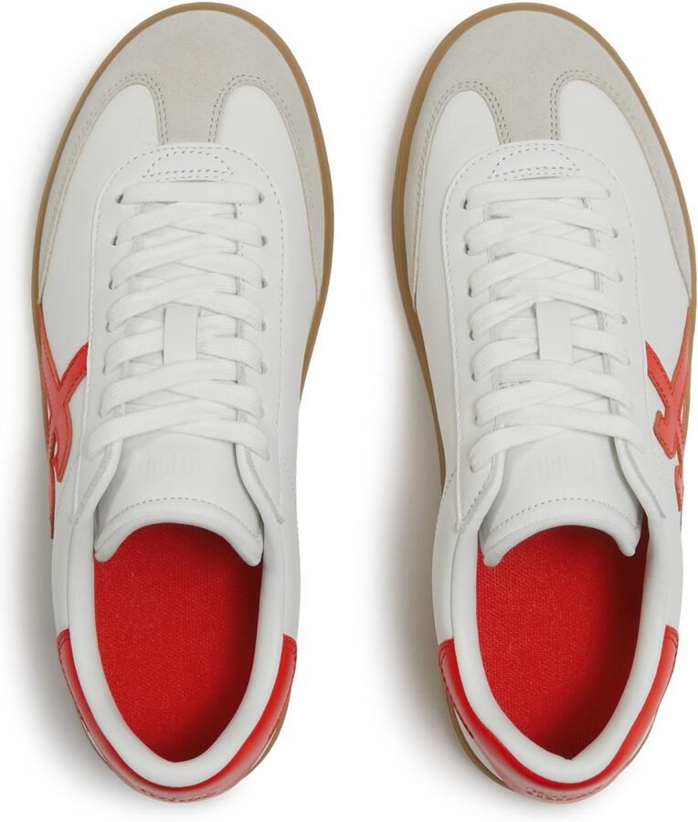 FitFlop The Dash T-Toe Leather Sneakers