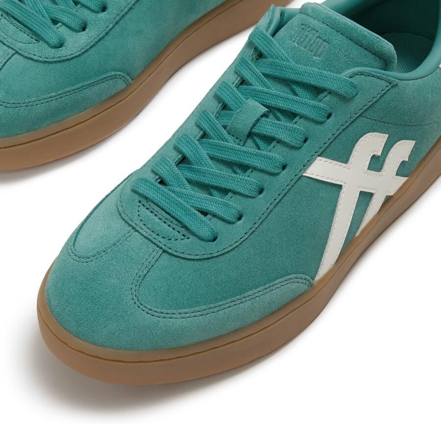 FitFlop The Dash T-Toe Suede Sneakers BLAUW