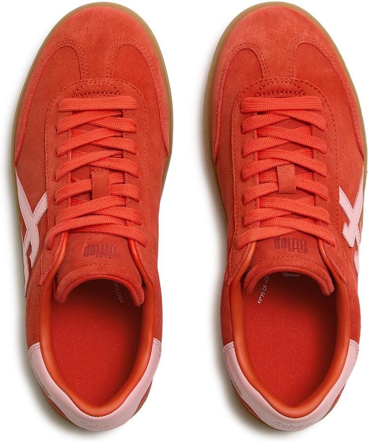 FitFlop The Dash T-Toe Suede Sneakers ROZE