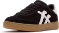 FitFlop The Dash T-Toe Suede Sneakers ZWART - Zwart