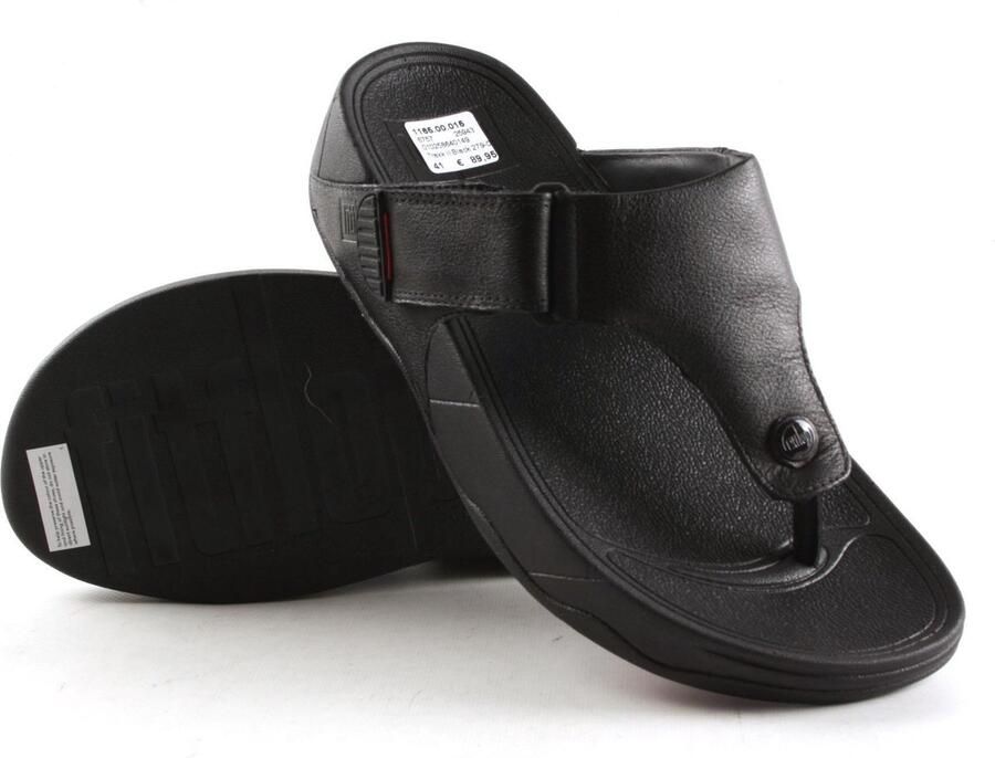 FitFlop Heren Slippers & Muilen Trakk Ii Black 279-090-070 Zwart - Foto 7