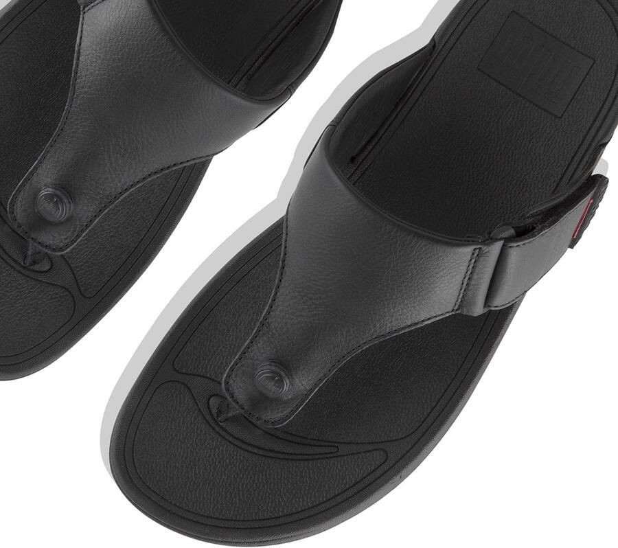 FitFlop Heren Slippers & Muilen Trakk Ii Black 279-090-070 Zwart - Foto 4