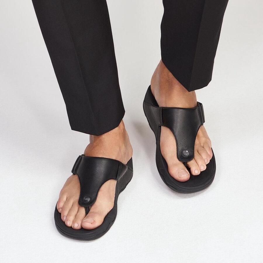 FitFlop Heren Slippers & Muilen Trakk Ii Black 279-090-070 Zwart - Foto 2