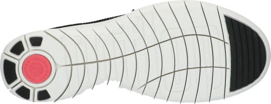 FitFlop Uberknit Slip-On High Top Sneaker laag gekleed Dames Zwart;Zwarte J30-501 -Black Bronze Metall - Foto 7