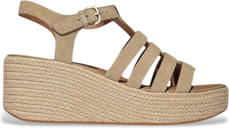 FitFlop Visserssandalen van bruin leer