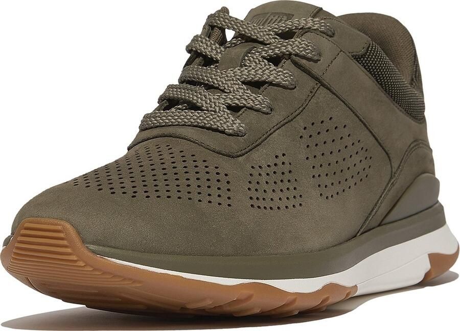 FitFlop Vitamin FFX Nubuck sneaker GROEN