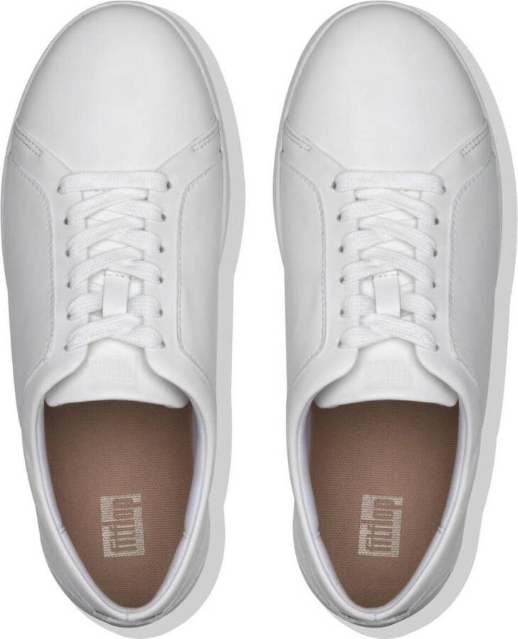 FitFlop ™ Sneakers Dames Lage sneakers Damesschoenen Leer Rally Tennis Wit - Foto 4