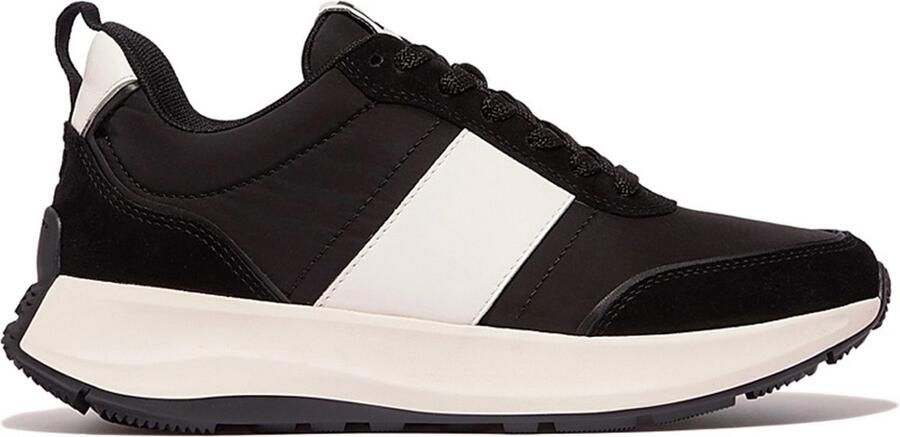 FitFlop Sneakers Baskets femme F-Mode Flow Nylon Suede Mix