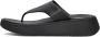 FITFLOP Slippers Dames Fw4 Maat: 40 Materiaal: Leer Kleur: Zwart - Thumbnail 2