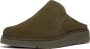 FitFlop Gen-FF Closed Back Mule Suede GROEN - Thumbnail 1