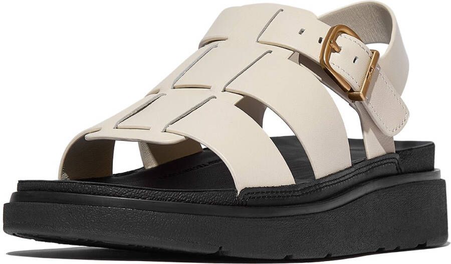 FitFlop Gen-FF Leather Fisherman Sandals BEIGE
