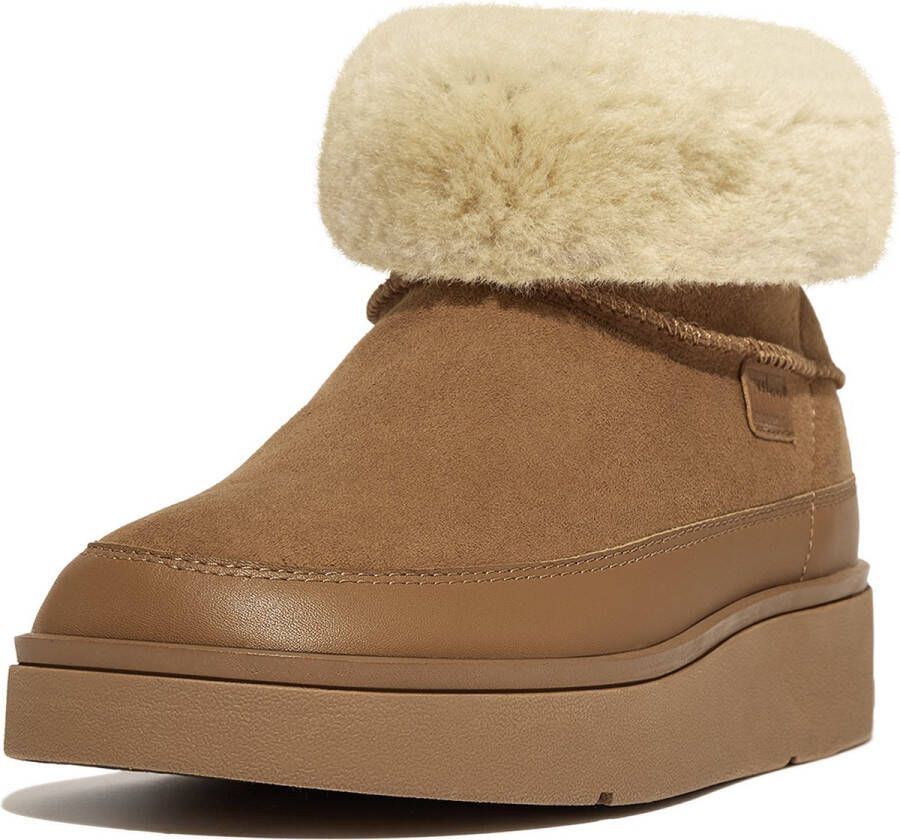 FitFlop Gen-ff Mini Omplooibare Shearling Laarzen BRUIN