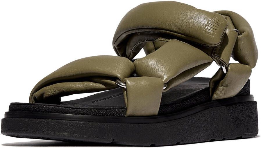 FitFlop Gen-FF Soft-Leather Back-Strap Sandals GROEN